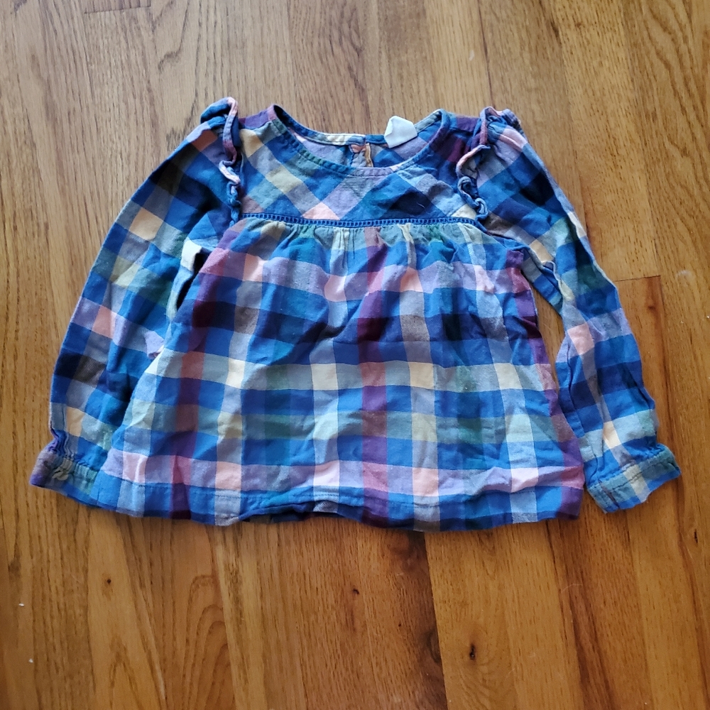 Gap Toddler Plaid Blouse 4T